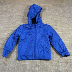 NIKE Toddler's Blue Fleece Linded Hooded Full Zip Jacket Size 3T (2-3 years)